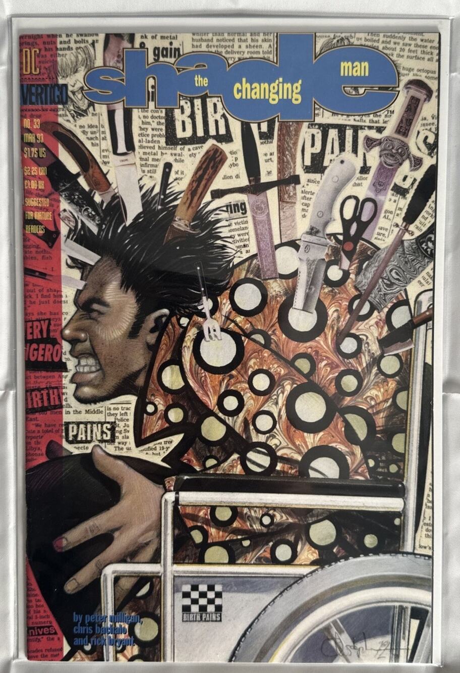 Shade, the Changing Man #33 (1990 Series) DC/Vertigo Comics VF/NM